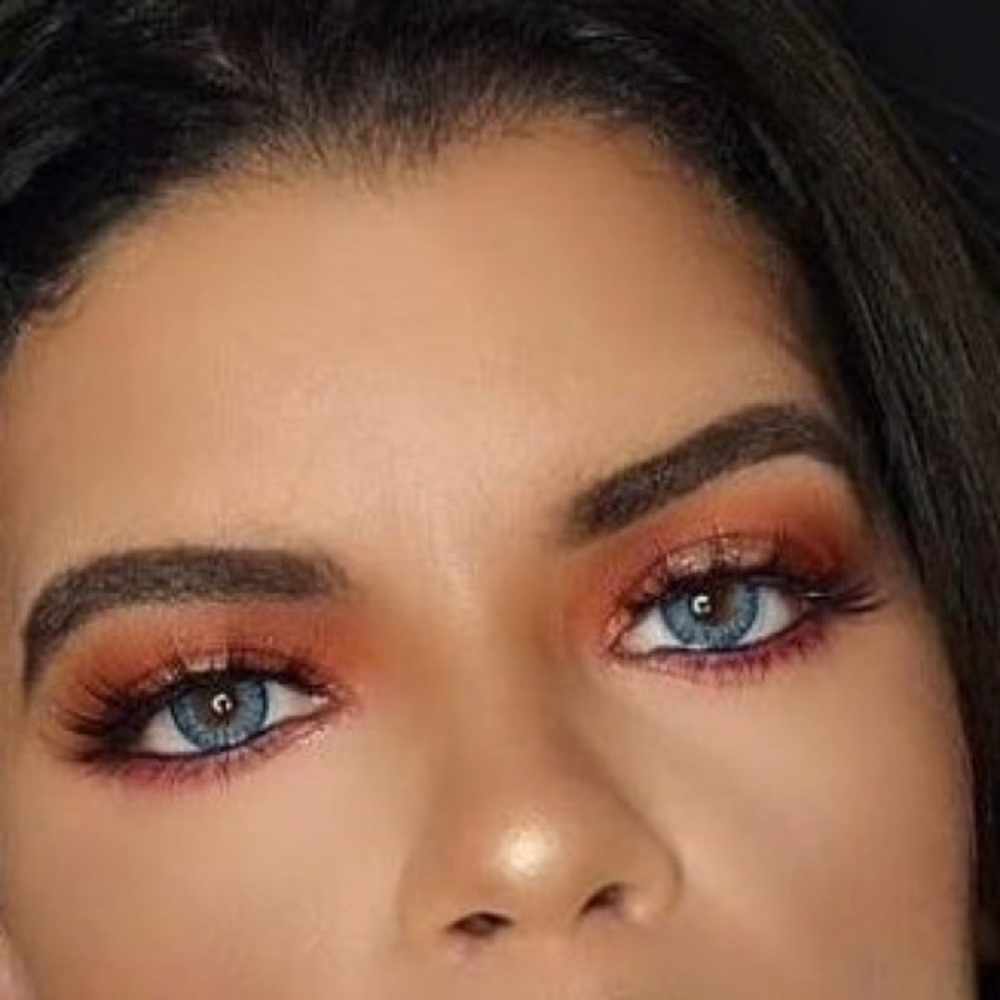 Fashion C0SPLAY COLORED C0NTACTS•EYE ENHANCERS•+0.00•BRILLIANT BLUE
